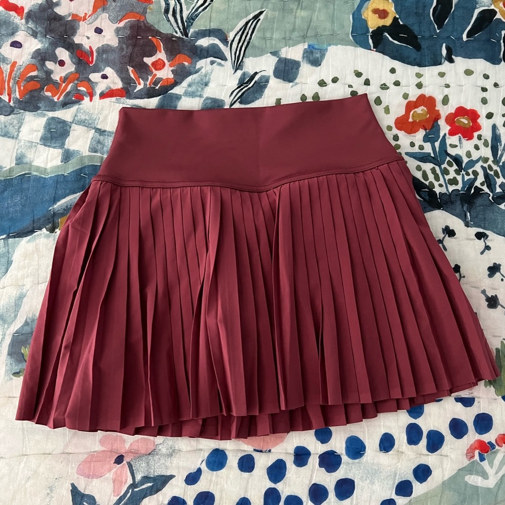 COPY - Alo Yoga Grand Slam Tennis Skort - Mars clay